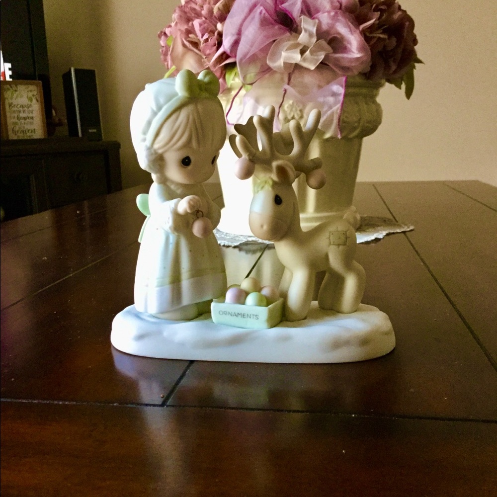 Precious Moments-Merry Christmas Deer- Vintage